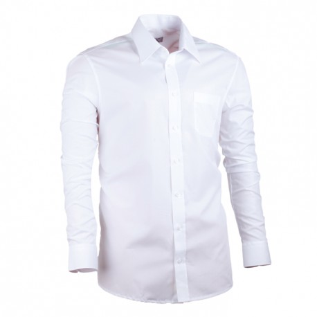Bílá nadměrná pánská košile rovná Assante 31011