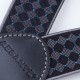 Luxusní černé kšandy s hedvábným leskem kožená poutka Assante 90056
