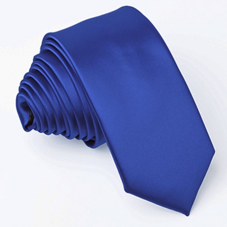 Pařížská modrá slim fit kravata Greg 99145