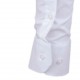 Pánská košile extra prodloužená bílá slim Assante 20020