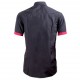 Černá košile Aramgad slim fit kombinovaná 40141