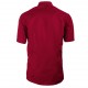 Vínově červená pánská košile rovná Aramgad 40333