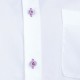 Bílá pánská košile slim fit 100 % bavlna non iron Assante 40010