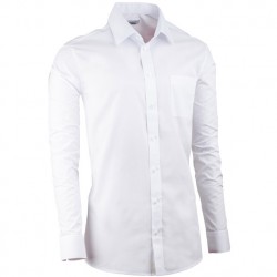 Bílá pánská košile regular fit s dlouhým rukávem Aramgad 30081