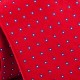 Červená kravata modré čtverečky Greg 93198