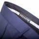 Nadměrné prodloužené pánské společenské kalhoty modré na výšku 182 – 188 cm Assante 60522