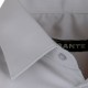 Prodloužená pánská košile slim šedá Assante 20115