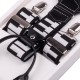 Luxusní hudební kšandy bílé s klávesou Assante 90000