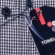 Černobílá košile 100 % bavlna Tonelli 110957