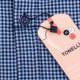 Modročervená kostičkovaná košile Tonelli 110831
