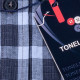 Šedobílá kostka košile Tonelli 110971